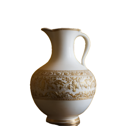 Zonlam Pure Elegance White Ceramic Vase – Timeless Sophistication for Any Space