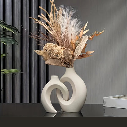 Zonlam Modern Ceramic Vase – Elegant & Versatile Home Décor for Every Space