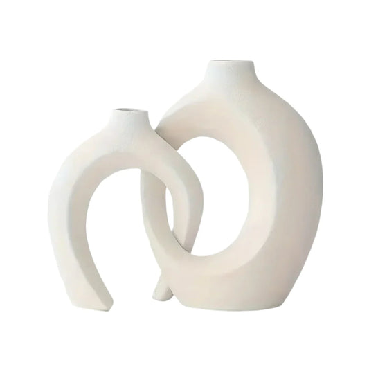 Zonlam Modern Ceramic Vase – Elegant & Versatile Home Décor for Every Space