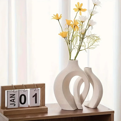 Zonlam Modern Ceramic Vase – Elegant & Versatile Home Décor for Every Space