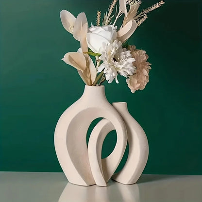 Zonlam Modern Ceramic Vase – Elegant & Versatile Home Décor for Every Space