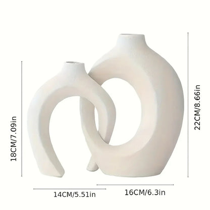 Zonlam Modern Ceramic Vase – Elegant & Versatile Home Décor for Every Space